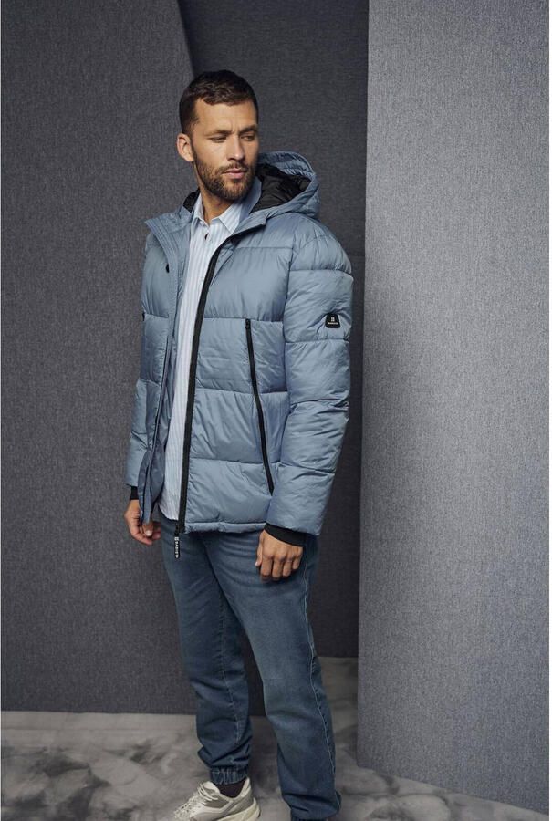 Babista quilted winterjas Plus Size lichtblauw - Foto 3