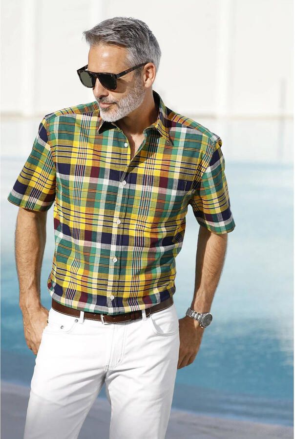 Babista regular casual overhemd GIVITE groen