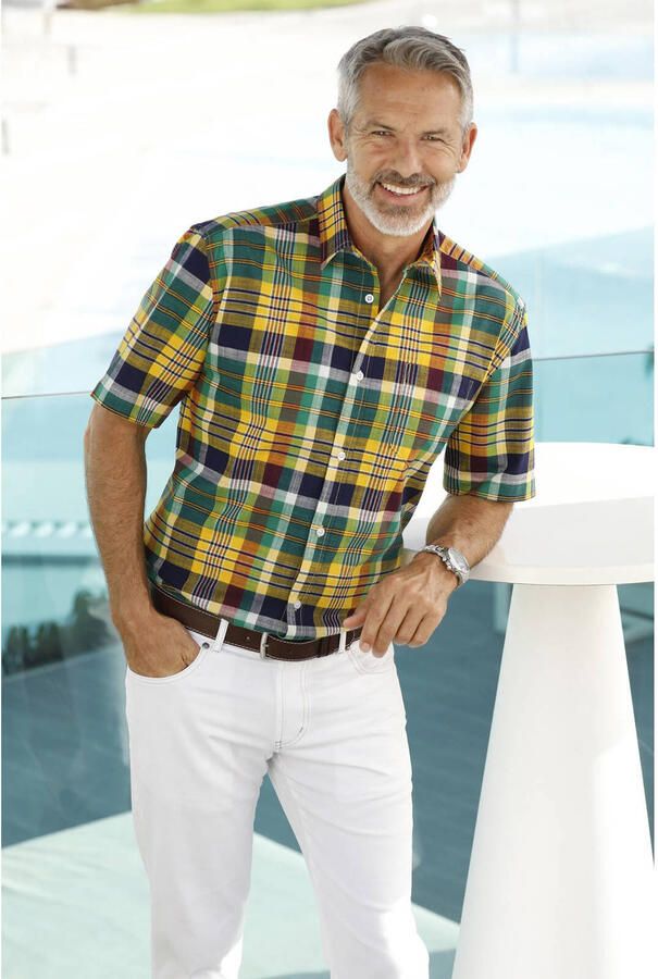 Babista regular casual overhemd GIVITE groen - Foto 3