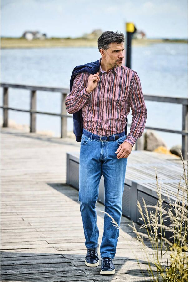 Babista regular casual overhemd URSILESTI rood - Foto 2