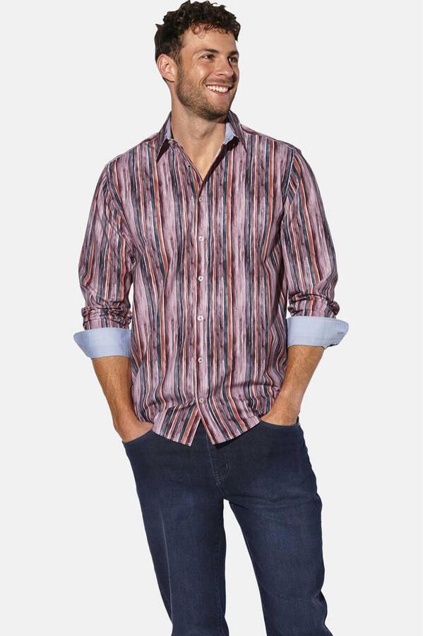 Babista regular casual overhemd URSILESTI rood