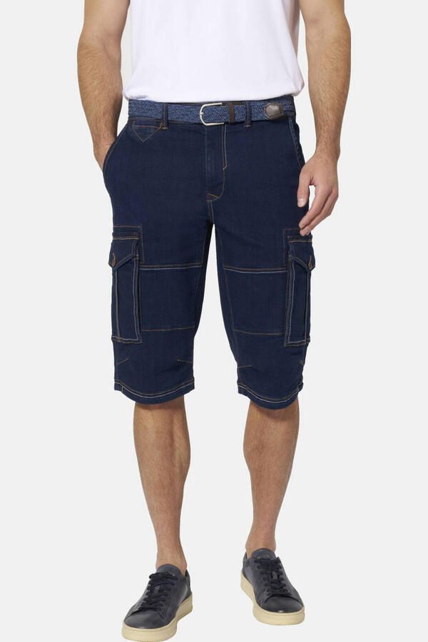 Babista regular fit cargo bermuda Plus Size donkerblauw