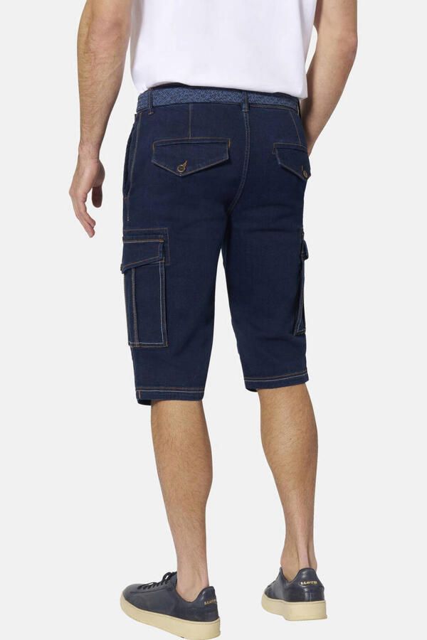Babista regular fit cargo bermuda Plus Size donkerblauw - Foto 2