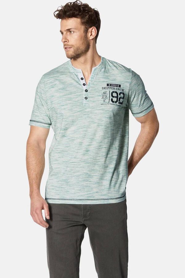 Babista regular fit gemêleerd T-shirt Plus Size groen