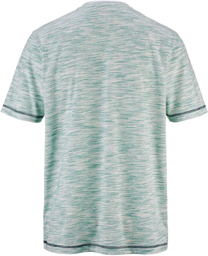 Babista regular fit gemêleerd T-shirt Plus Size groen - Foto 2