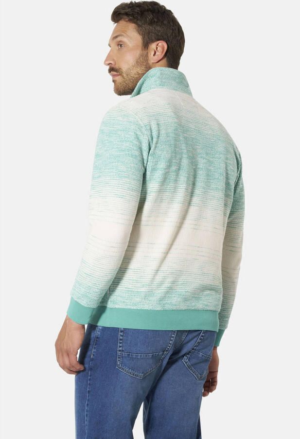 Babista regular fit gemêleerde sweater +FIT Collectie Plus Size turquoise - Foto 2