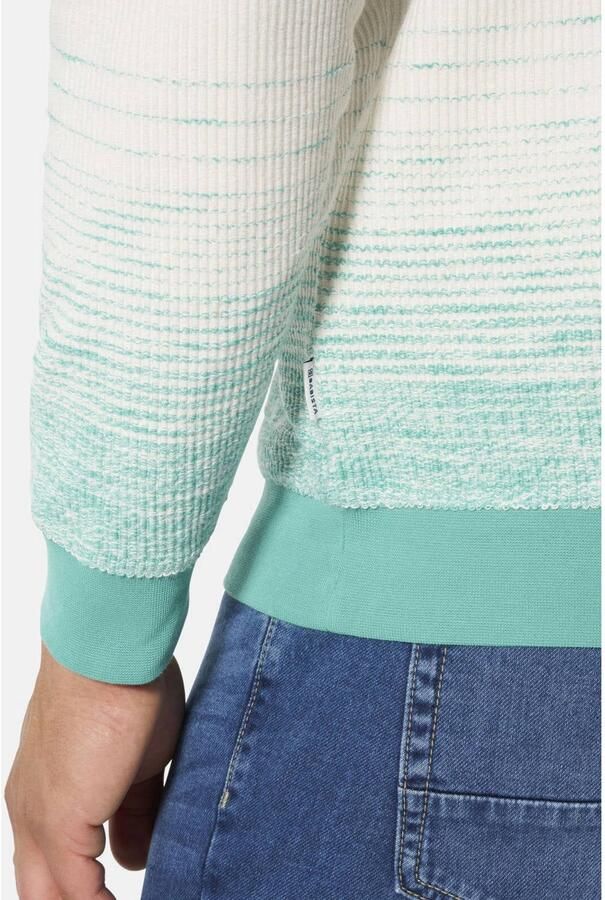 Babista regular fit gemêleerde sweater +FIT Collectie Plus Size turquoise - Foto 3