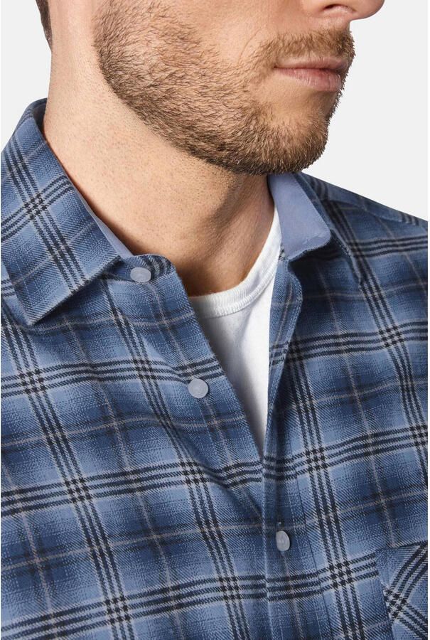 Babista regular fit geruit overhemd Plus Size donkerblauw - Foto 2