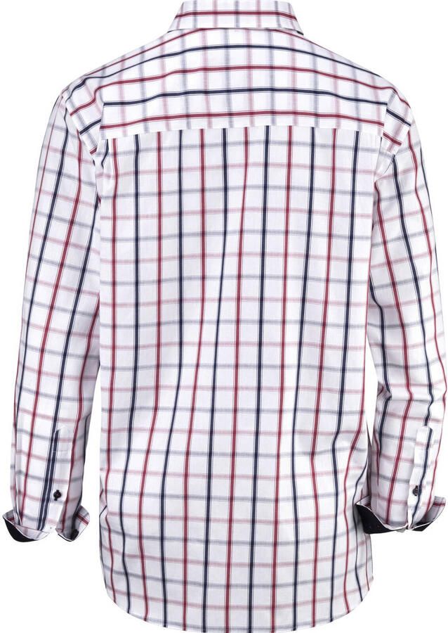 Babista regular fit geruit overhemd Plus Size rood - Foto 2