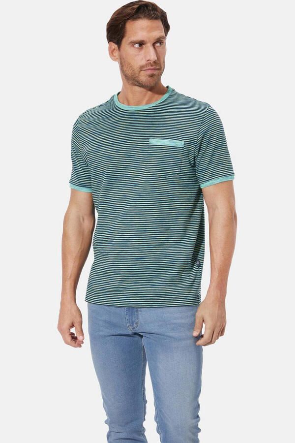 Babista regular fit gestreept T-shirt +FIT Collectie donkerblauw