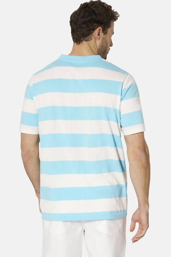 Babista regular fit gestreept T-shirt Plus Size turquoise - Foto 2
