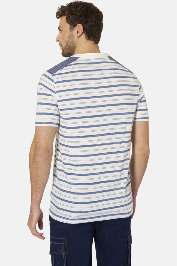 Babista regular fit gestreept T-shirt Plus Size wit - Foto 2