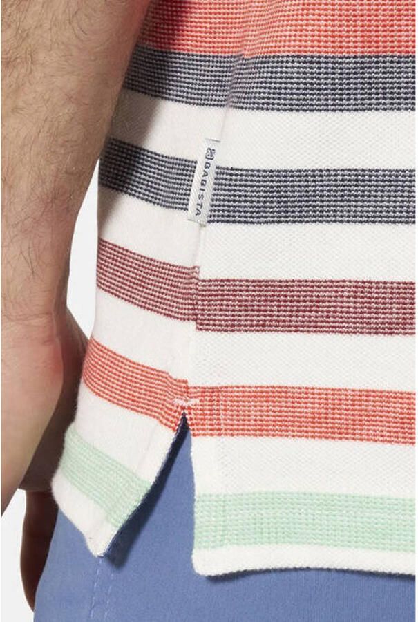 Babista regular fit gestreepte polo Plus Size meerkleurig - Foto 3