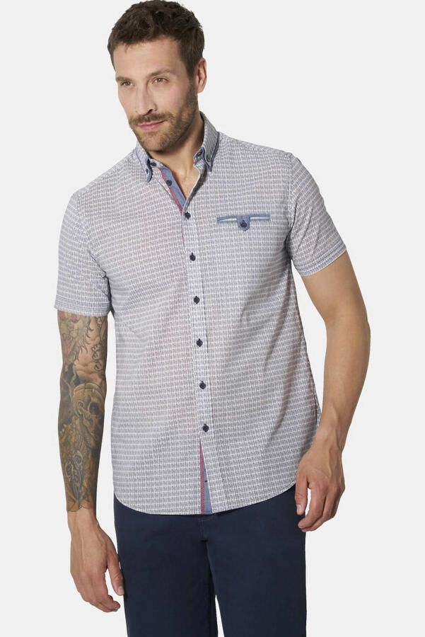 Babista regular fit overhemd met print Plus Size blauw