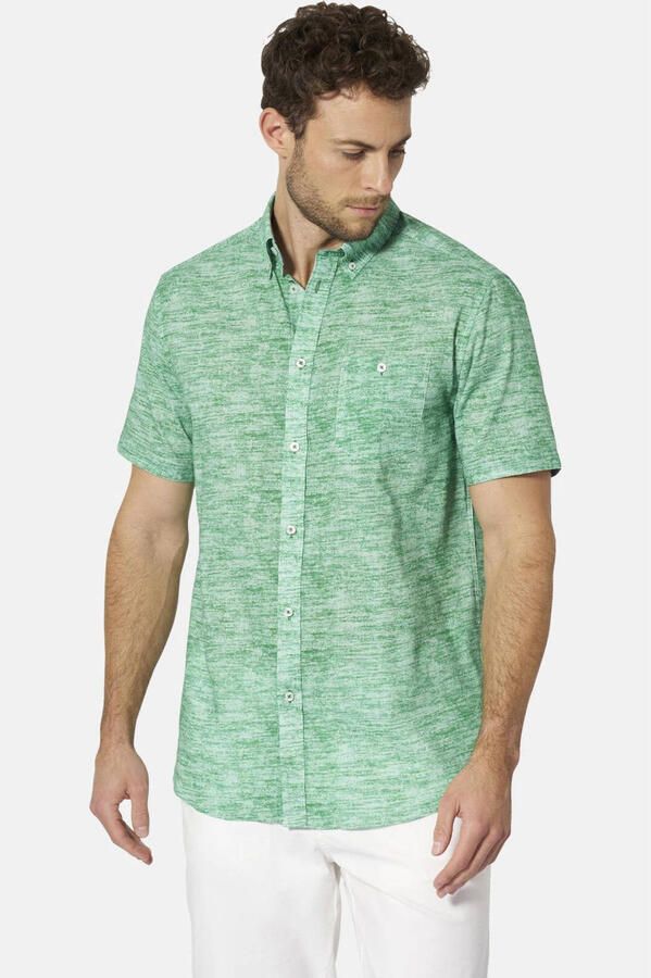 Babista regular fit overhemd Plus Size +FIT Collectie groen