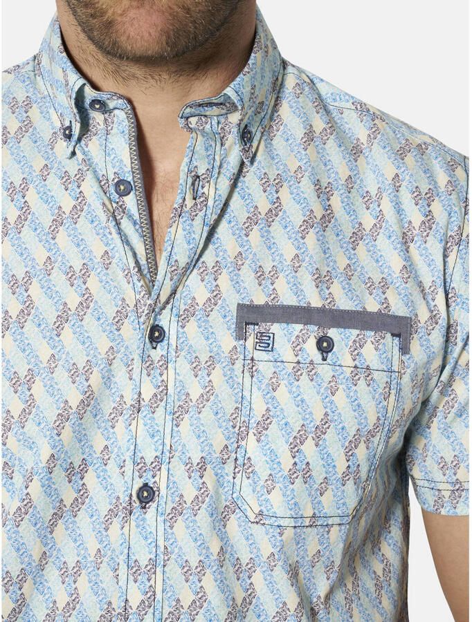 Babista regular fit overhemd Plus Size met print blauw - Foto 2