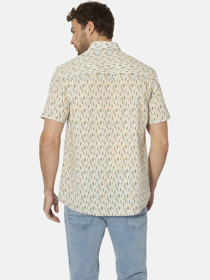 Babista regular fit overhemd Plus Size met print wit - Foto 2
