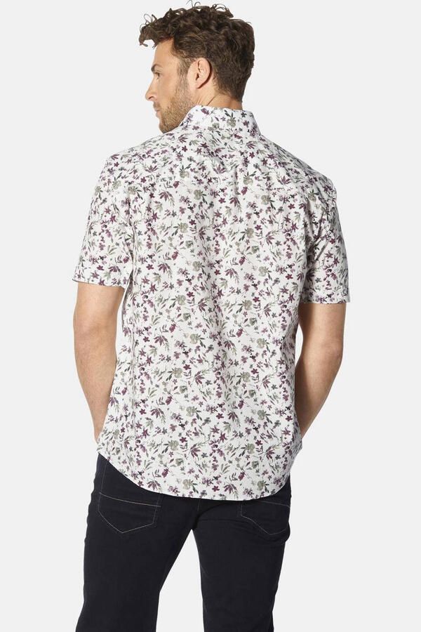 Babista regular fit overhemd Plus Size met print wit - Foto 3