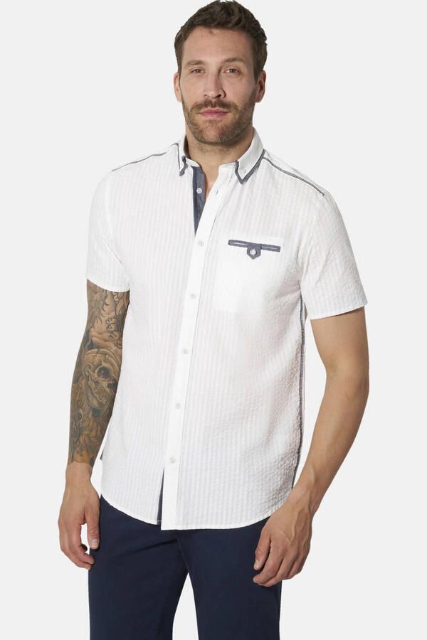 Babista regular fit overhemd Plus Size wit