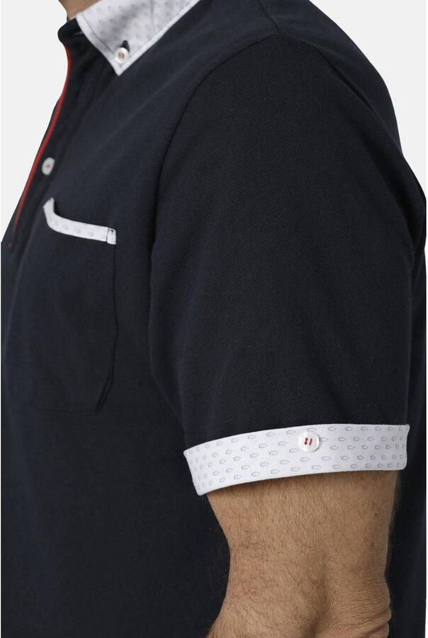 Babista regular fit polo FIOREZZENTO donkerblauw - Foto 3