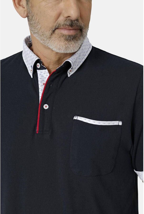Babista regular fit polo FIOREZZENTO donkerblauw - Foto 2