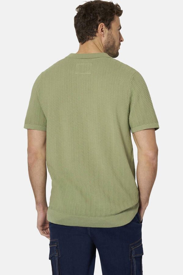 Babista regular fit polo +FIT Collectie Plus Size groen - Foto 2