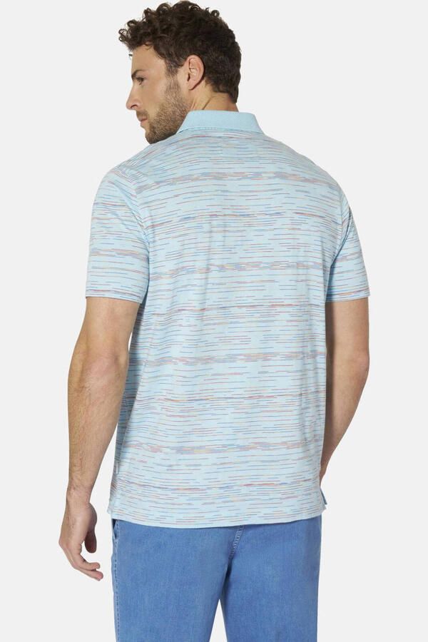 Babista regular fit polo +FIT Collectie Plus Size lichtblauw - Foto 2