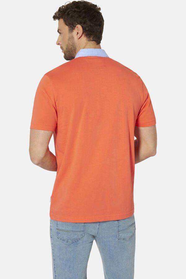 Babista regular fit polo +FIT Collectie Plus Size lichtrood - Foto 3
