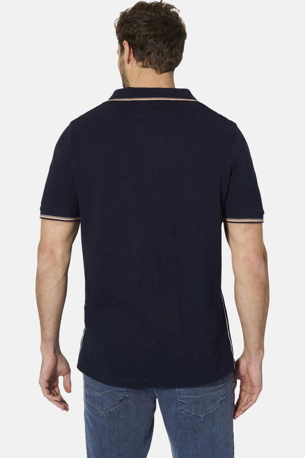 Babista regular fit polo Plus Size donkerblauw - Foto 2