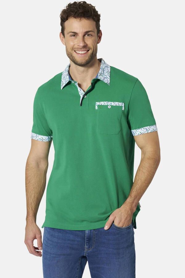 Babista regular fit polo Plus Size groen