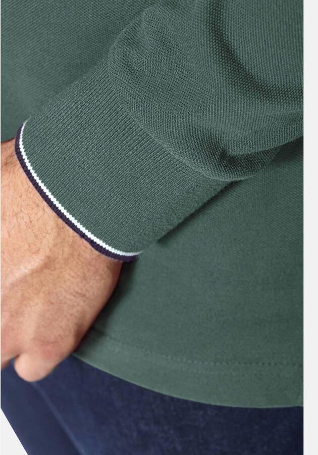 Babista regular fit polo Plus Size groen - Foto 2