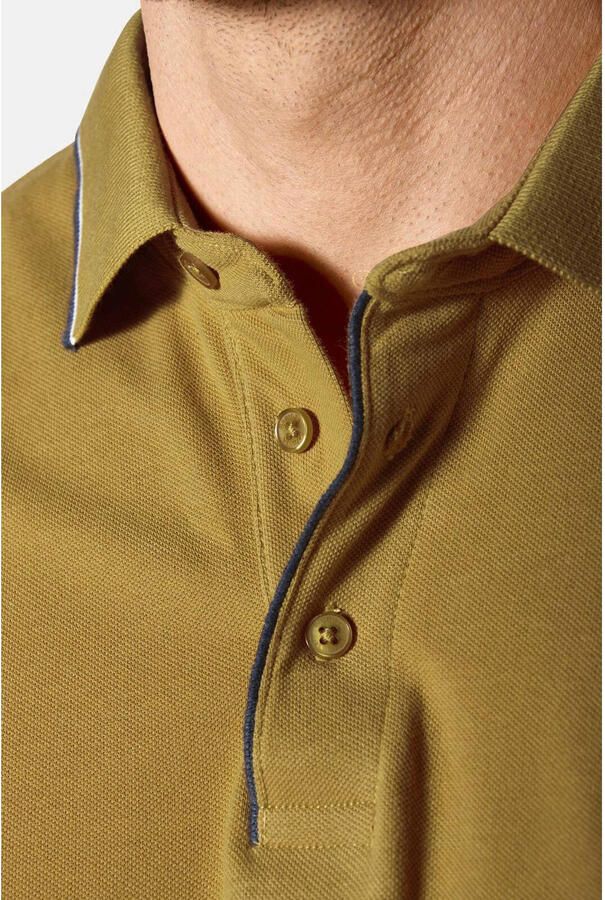 Babista regular fit polo Plus Size oker - Foto 3