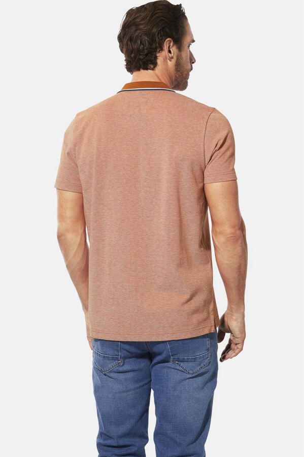 Babista regular fit polo Plus Size oranje - Foto 3