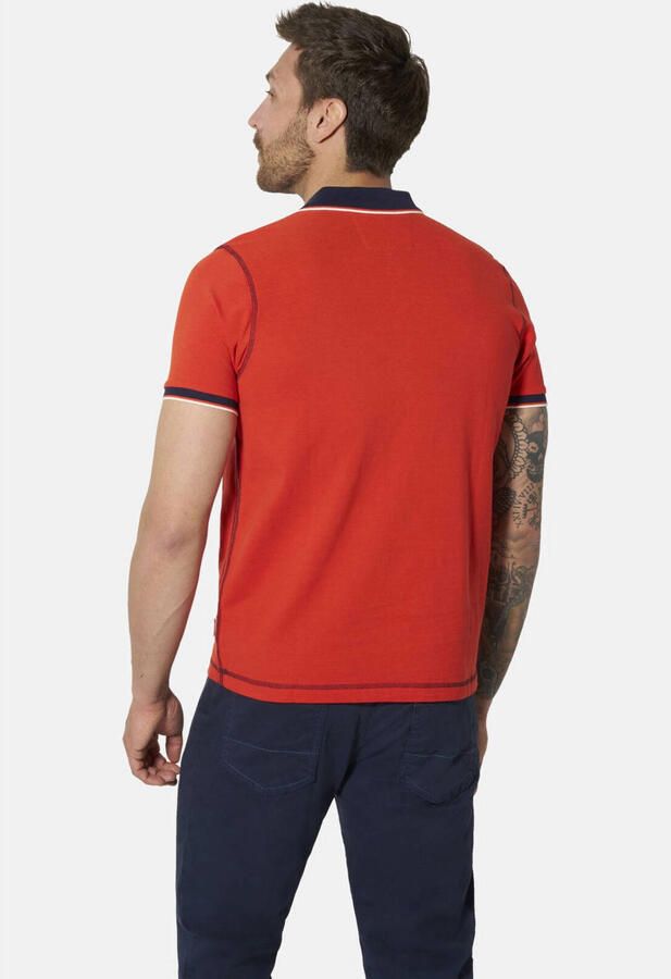 Babista regular fit polo Plus Size rood - Foto 3