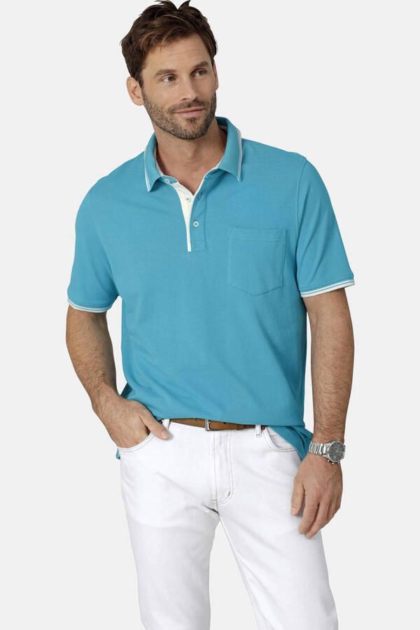 Babista regular fit polo Plus Size turquoise - Foto 2