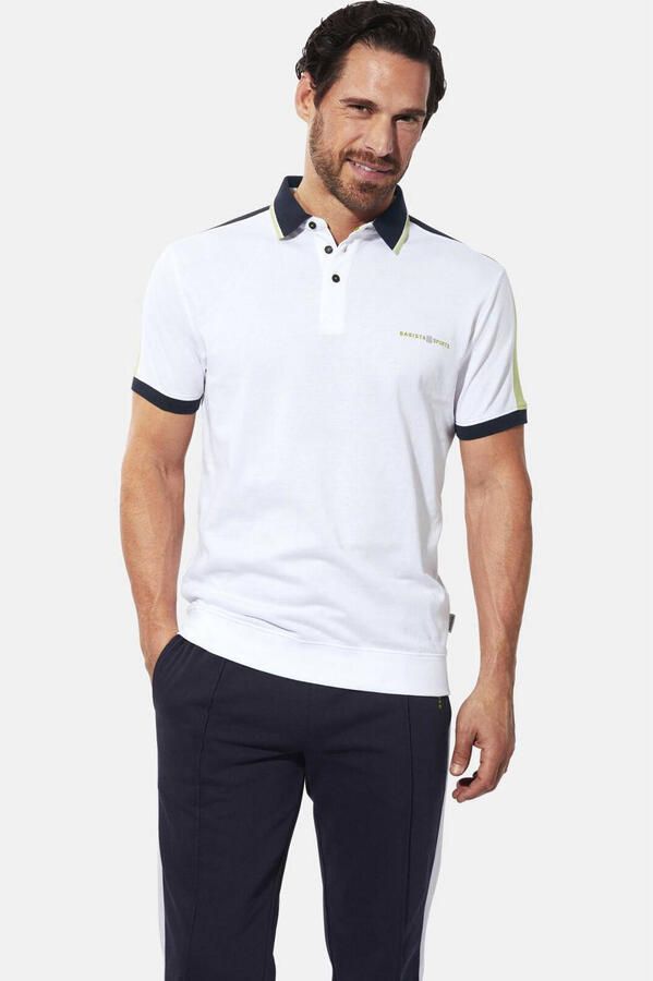 Babista regular fit polo Plus Size wit