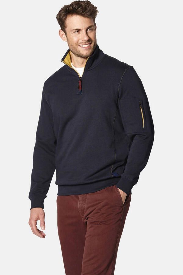 Babista regular fit sweater Plus Size donkerblauw
