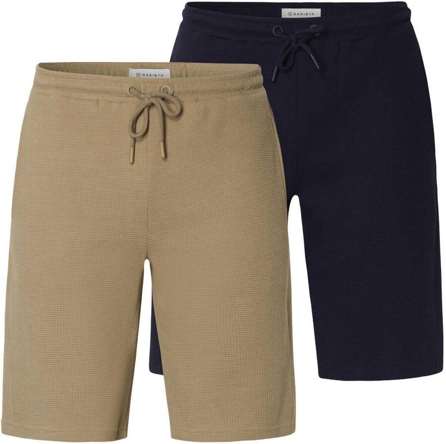 Babista regular fit sweatshort Plus Size beige (set van 2) - Foto 2