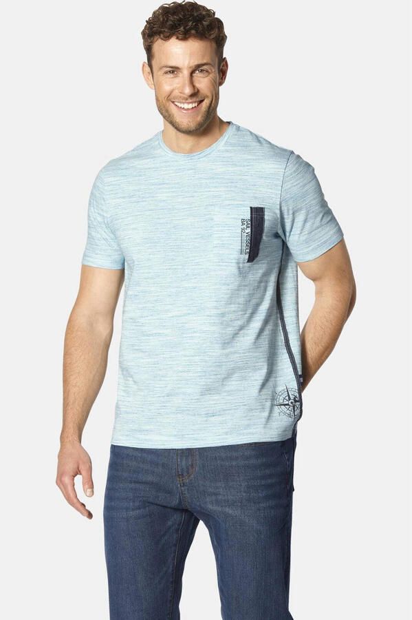 Babista regular fit T-shirt Plus Size +FIT Collectie lichtblauw