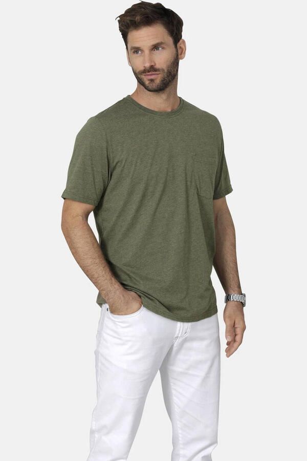 Babista regular fit T-shirt Plus Size olijfgroen