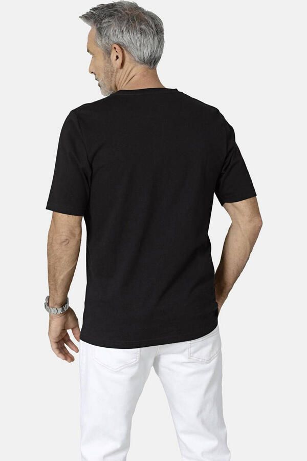Babista regular fit T-shirt Plus Size zwart (set van 2) - Foto 2