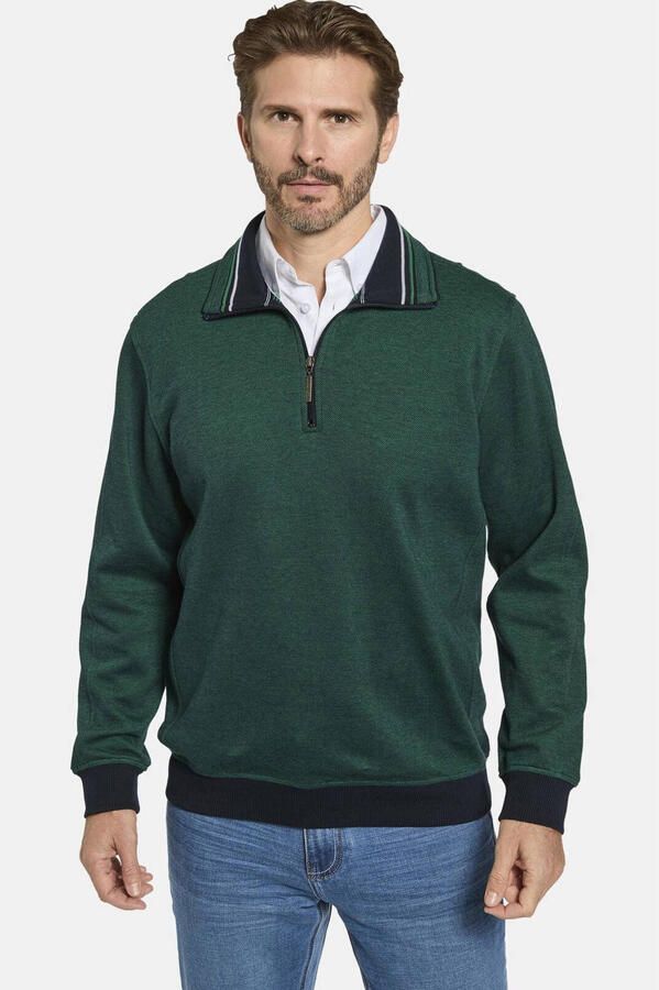 Babista regular fit trui Plus Size groen