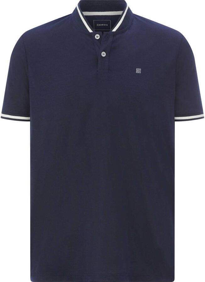 Babista regular fit polo +FIT Collectie Plus Size donkerblauw (set van 2)