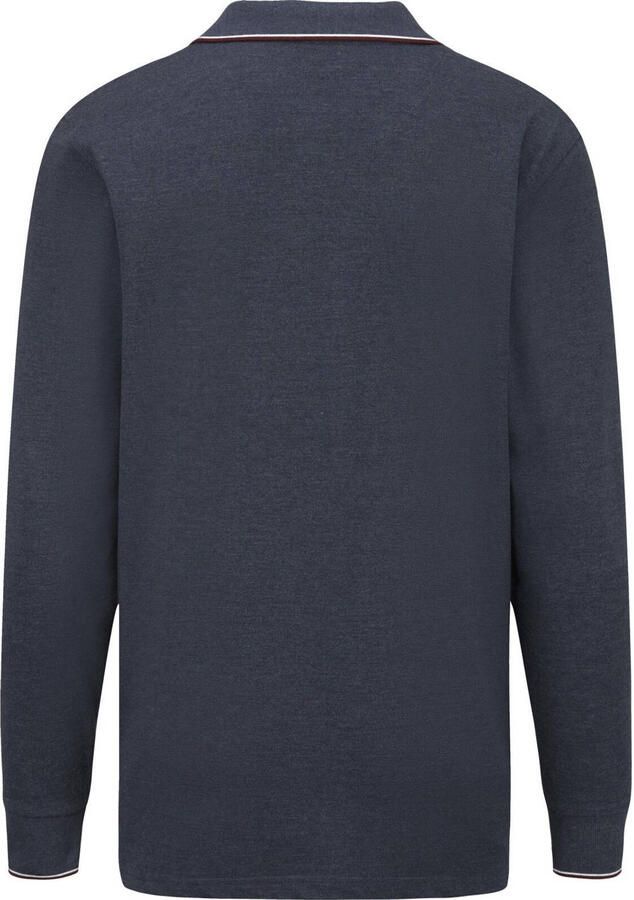 Babista MILANVETZO regular fit polo Plus Size donkerblauw