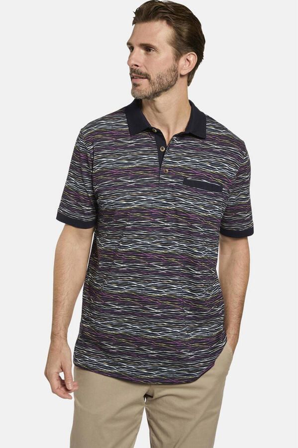 Babista regular polo SILVIANO donkerblauw