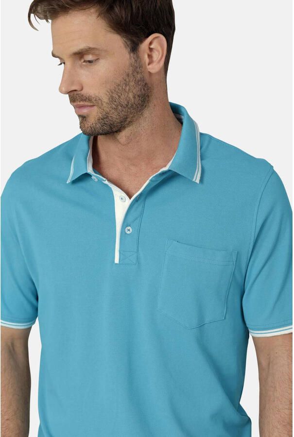 Babista regular fit polo Plus Size turquoise
