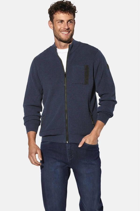 Babista RELAN sweatvest Plus Size blauw