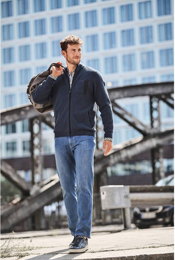 Babista RELAN sweatvest Plus Size blauw - Foto 2