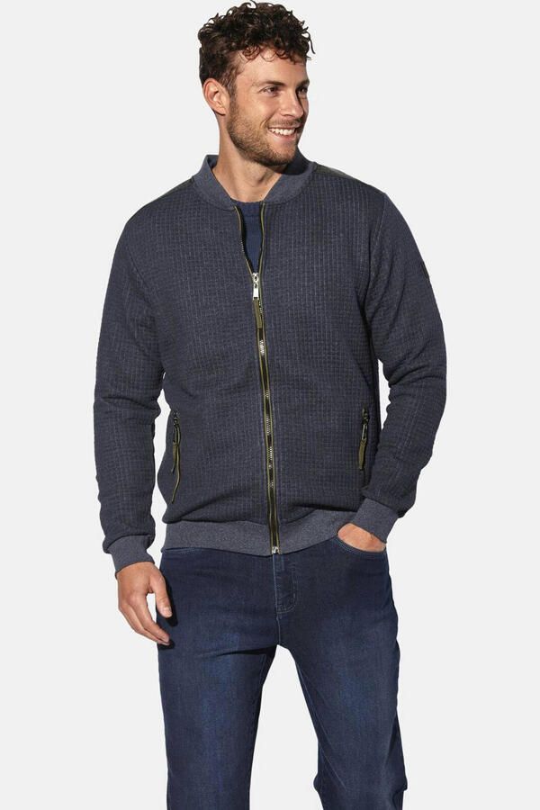 Babista sweatvest +FIT Collectie Plus Size donkerblauw