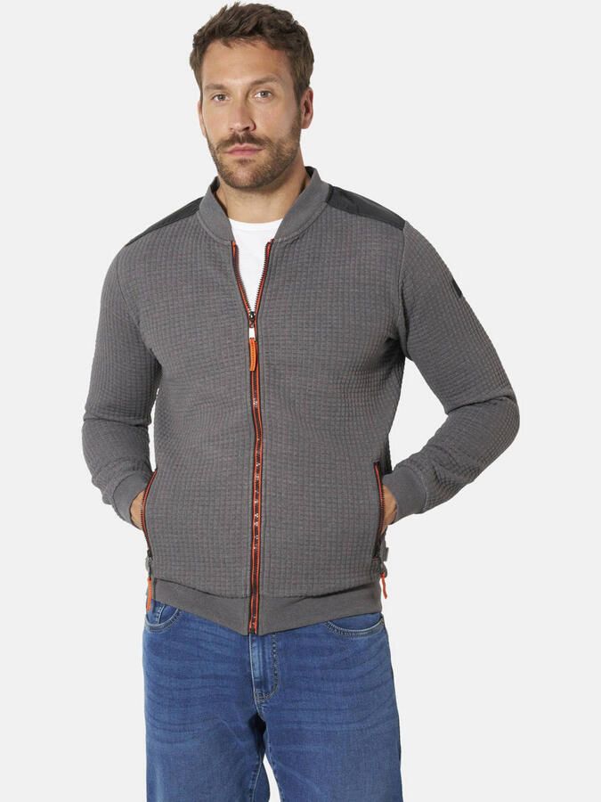 Babista sweatvest +FIT Collectie Plus Size grijs